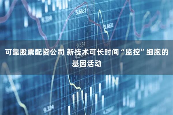 可靠股票配资公司 新技术可长时间“监控”细胞的基因活动